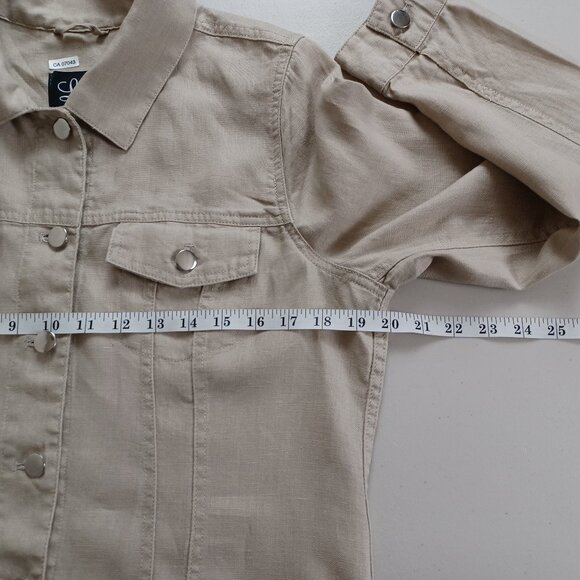Luii Linen Shirt Jacket - Picture 10 of 16